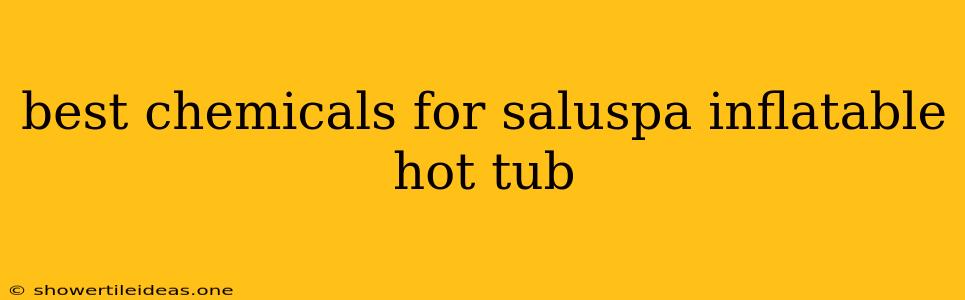 Best Chemicals For Saluspa Inflatable Hot Tub