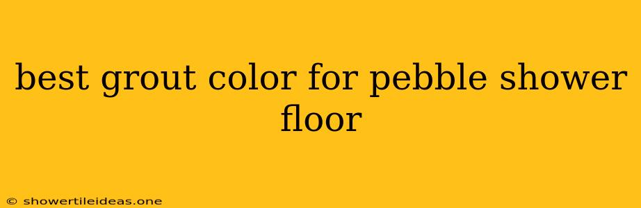 Best Grout Color For Pebble Shower Floor