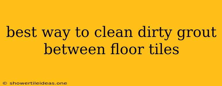 Best Way To Clean Dirty Grout Between Floor Tiles