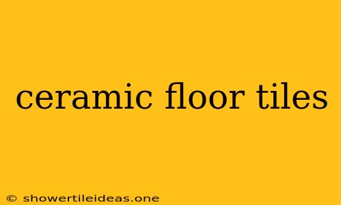 Ceramic Floor Tiles