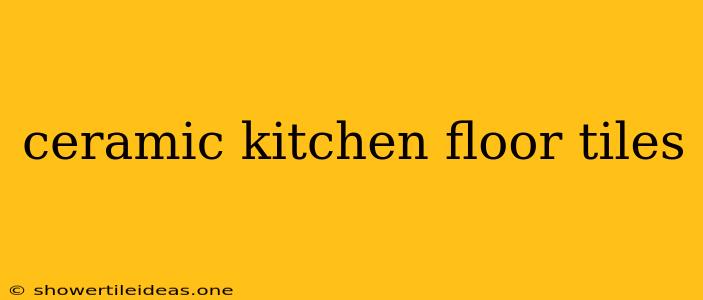 Ceramic Kitchen Floor Tiles