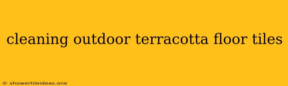 Cleaning Outdoor Terracotta Floor Tiles