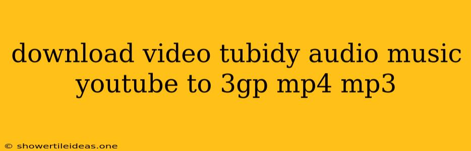 Download Video Tubidy Audio Music Youtube To 3gp Mp4 Mp3