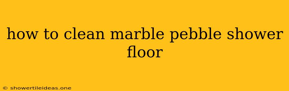 How To Clean Marble Pebble Shower Floor