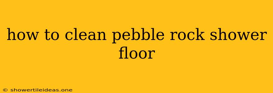 How To Clean Pebble Rock Shower Floor