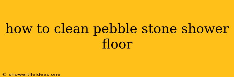 How To Clean Pebble Stone Shower Floor