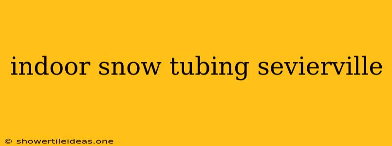 Indoor Snow Tubing Sevierville