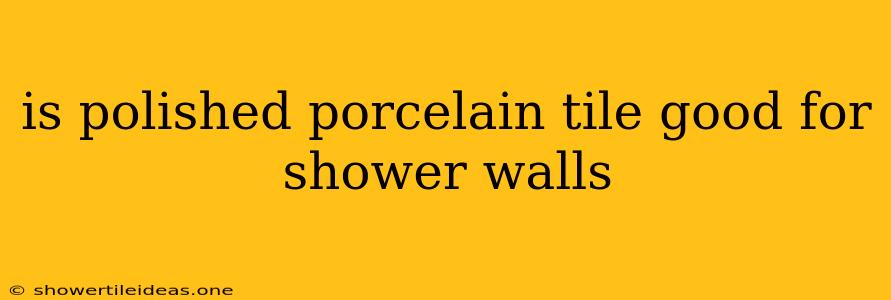 Is Polished Porcelain Tile Good For Shower Walls