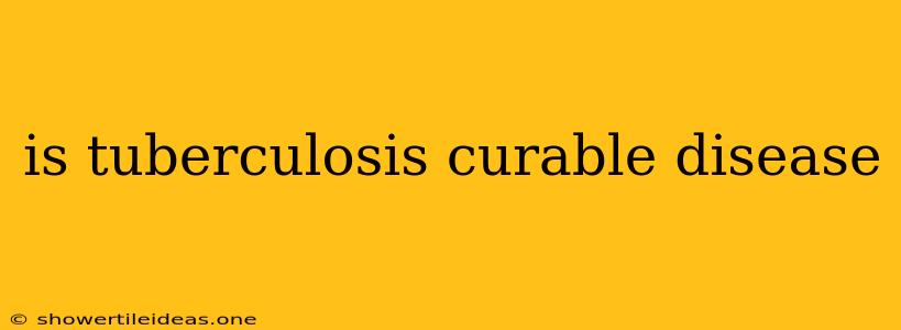 Is Tuberculosis Curable Disease