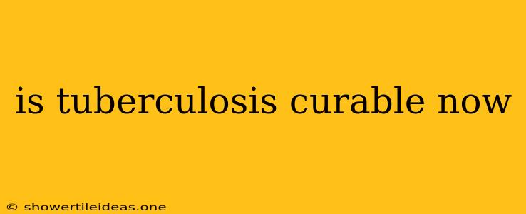 Is Tuberculosis Curable Now