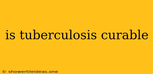 Is Tuberculosis Curable