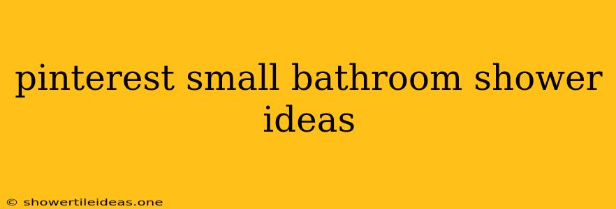 Pinterest Small Bathroom Shower Ideas