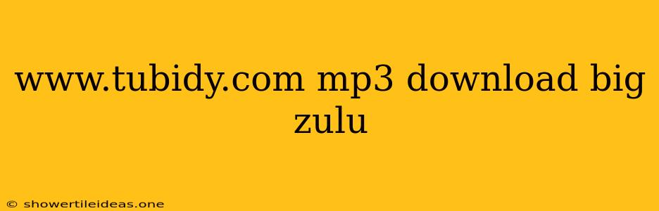 Www.tubidy.com Mp3 Download Big Zulu