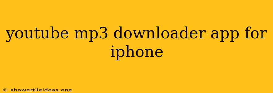 Youtube Mp3 Downloader App For Iphone